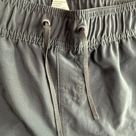 ROXY Board Shorts Black.  Elastic Waistband and Drawstring.  Size Teen Large. - Picture 3 of 8